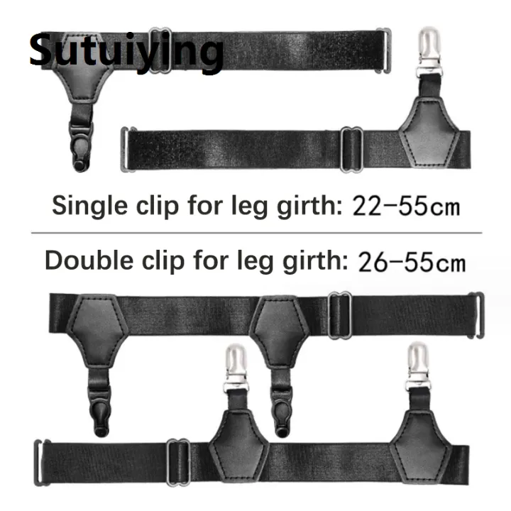 Sutuiying%20Women%20Punk%20Goth%20PU%20Leather%20Elastic%20Garter%20Leg%20Thigh%20Ring%20Clothing%20Accessory%20Leg%20Suspender%20Stockings%20Garters%20XINYAN%20-%20Image%203
