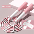 Segmented Soft Beaded Skipping Rope Fitness Jump Rope for Kids, Man, and Women Weight Loss. 