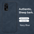 Lereach For Realme X7 Pro Case Luxury Sheepskin Leather Shockproof Matte Back Cover. 