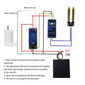 CGearuppt 3Set Automatic Irrigation DIY Kit Water Pump Soil Moisture Detection Garden Drip Watering Watering Irrigation System. 