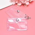 Glitter Transparent Waterproof PVC Card Holder Mini Wallet Girls Coin Purse MIRRORRR. 