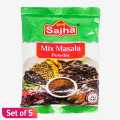 Ums Sajha Mix Masala Powder 200g Set of 5. 