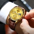 【WorldFinds】WOKAI/ Wokai Men's Watch Automatic Movement Luxury Business Quartz Watch Men [Top-notch. 