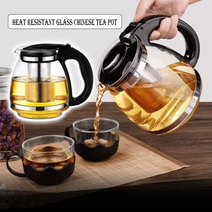 Heat Resistant Glass Chinese Tea Pot Glass Teapot Coffee Maker