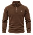 Winter Warm Polar Fleece Half Zip Sweatshirt | Soft Thermal Pullover For Men. 