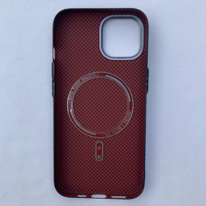 iPhone%2015%20and%20iPhone%2015%20Pro%20Max%20Luxo%20Life%20Magasafe%20Ultera-Thin%20Premium%20Carbon%20Fiber%20Style%20Magnetic%20Phone%20Case%20Aluminum%20Camera%20Frame%20+%20Support%20Wireless%20Charger%20For%20iPhone%20-%20Image%203