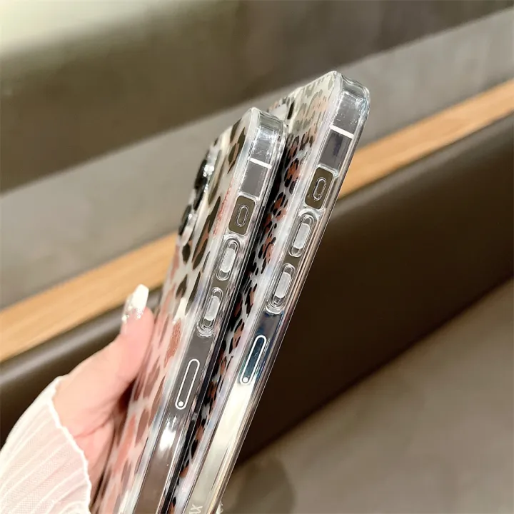 Vintage%20Leopard%20Print%20Phone%20Case%20For%20iPhone%2016%2015%2014%2013%2012%20Mini%2011%20Pro%20Max%20X%20XR%20XS%207%208%20Plus%20SE%20Dream%20Shell%20Leopard%20Marble%20Cover%20-%20Image%203