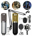 Professional Studio Condenser Microphone Sound Recording Dynamic + Mic Shock Moun. 
