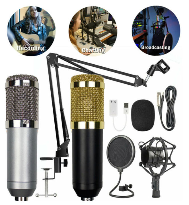 Professional%20Studio%20Condenser%20Microphone%20Sound%20Recording%20Dynamic%20+%20Mic%20Shock%20Moun%20-%20Image%202