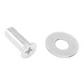 2 3 Tier Cake Plate Stand Heavy Metal Center Handle Fitting Hardware RodShape:Fan Color:Silver Amount:2 Sets. 