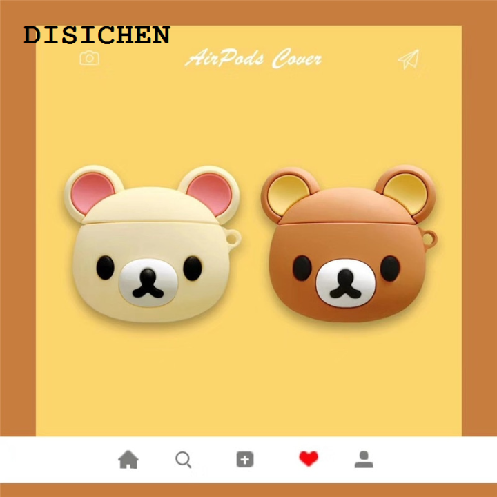 DISICHEN%202025%20Cute%20Rilakkuma%20AirPod%20Pro%202%20Case%201%202%203rd%20Generation%202021%20Soft%20Silicone%20Cover%20For%20airpods%20Headset%20Charging%20Box%20Protection%20Shell%20-%20Image%203