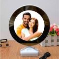 Magic Mirror Photo Frame Magic Mirror LED Photo Frame Birthday/Valentine's Gift Surprise Decoration Attractive Mirror Round Mirror. 