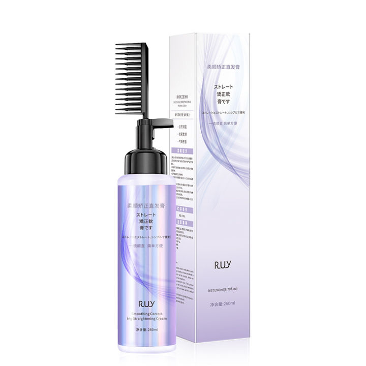 RUY%20Smoothing%20Straightening%20Cream%20Home%20Softener%20Does%20Not%20Hurt%20Hair%20For%20A%20Long%20Styling%20Comb%20Straight%20Pull-Free%20Clip%20Hair%20Dye%20Cream%20-%20Image%205