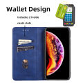 Case For iPhone 15 cover Wallet leather flip phone case + TPU back cover card case magnetic protection cover. 