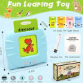 Preschool Educational Audible Talking Flash Card Reader Toy For Kids - 112 Double Sided Flashcards. 