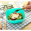 3 Colors Food-Grade Square Fruit Snack Candy Salad Plate Food Bowls. 