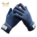 SuperRide 1 Pair Winter Gloves Knitted Touch Screen Stretchy Fleece Lining Thread Cuff Cold Resistant Thickened Thermal. 