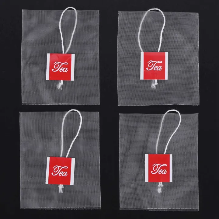 2000Pcs%205.5%20X%207Cm%20Pyramid%20Tea%20Bag%20Filter%20Nylon%20Tea%20Bag%20Single%20String%20Label%20Transparent%20Empty%20Tea%20Bag%20-%20Image%205