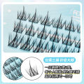 Lazy false eyelash trilogy three-row outfit natural simulation light natural single-cluster segmented false eyelash female. 