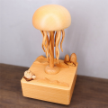 Jellyfish Music Box for Valentine'S Day Gift Christmas for Teen Girls Enchanting Ocean Symphony Wooden Music Box. 