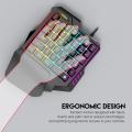 Fantech Archer K512 Rgb Backlights One-Hand Ergonomic Gaming Keyboard. 