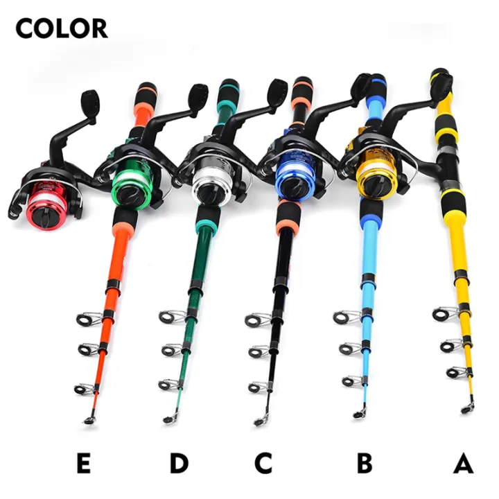 Telescopic%20Fishing%20Rod%20Reel%20Novice%20Sea%20Rod%20Set%20Orange%20-%20Image%203