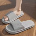 Comfortable Fashion Thick Platform Slippers Beach Shoes Soft Sole Couple Non-slip Flip Flops Slide Sandals Simplicity Unisex House Shoes Men Women. 