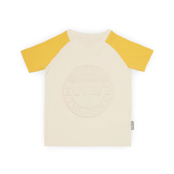 Cotton%20Embossed%20T-Shirt%20for%20Boy%20%20and%20Girl%20pack%20of%20two%20(Yellow%20and%20Turquoise%20Green)%20-%20Image%202