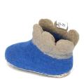 Felt Two Toned Boots For Kids (Fair Trade Product). 