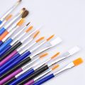 30PCS Colorful Artist Paint Brush Set,Childrens Kids Paint Brushes Set for Watercolor,Paint Brushes Drawing Tool. 