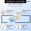 Anedshaop 20pins Needle Titanium needle Tool and Serum Applicator 2025 - Cosmetic Derma Roller Tool For Face 0.25mm. 