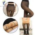 Winter Fake Skin Transparent High Waist Stretchy Leggings Stockings For Women. 