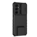 Vantime for Samsung Galaxy A35 A55 5G Case Slide Camera Cover Kickstand Hard Shockproof Armor Casing. 