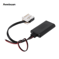 Aweisuan 【LoLular design】1pc Car Bluetooth Module Aux-In Audio For Bmw E60 04-10 E63 E64 E61 Mini Navi Radio Stereo Aux Cable Adapter Wireless Audio. 