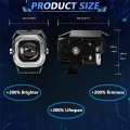 Motorcycle LED Pods Auxiliary Driving Fog Lights LED Spotlight Projector Work Light for Truck SUV UTV Tractor ATV. 
