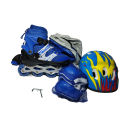 Skates Shoes With Protection Equipment Set. 