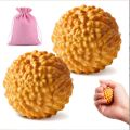 Wooden Massage Ball - 2pcs Acupressure Ball for Natural Labor and Delivery Essentials, Birthing Comb, Stress Relief. 