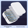 M22 Magnetic LED Selfie Light Phones Clip-on Dual Color Temperature Portable Fill Light for Outdoor Photography White. 
