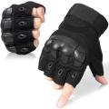 Military Tactical Gloves Hard Knuckle Half Finger Gloves For Outdoor Cycling. 
