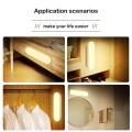 Xiaomi Motion Sensor Cabinet Light Wireless LED Night Lights USB Rechargeable Stair Lamp for Bedroom Kitchen Cabinet Wardrobe. 