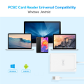 + NFC 2-In-1 Smart Card Reader PC-Linked Dual-Interface Smart Card Reader/Writer PCSC Smart Card Reader. 