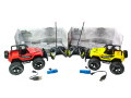 Remote Control Off Road Rechargeable Jeep Vehicle with Light, USB Cable and Rechargeable Battery. 