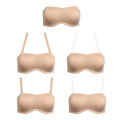 New Ladies Strapless Bras Women Bra Adjusted Convertible Straps A B C D DD DDD E F G Cups 32 34 36 38 40 42 44 46 48 Size. 