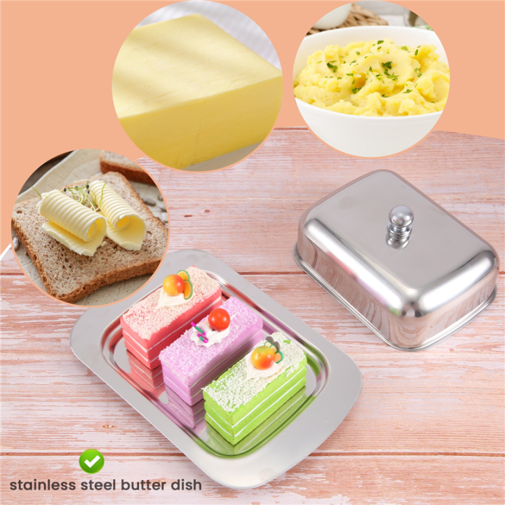 Stainless%20Steel%20Butter%20Dish%20Storage%20Keeper%20Tray%20with%20Easy%20to%20Hold%20Lid%20-%20Image%207