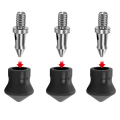 3Pcs Universal Tripod Foot Spikes Set 1/4 Inch Thread Stainless Steel Tripod Monopod Legs Feet Replacement Parts. 