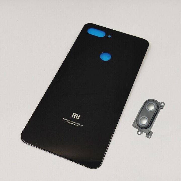 New%20Back%20Glass%20For%20Xiaomi%20Mi%208%20Lite%20Battery%20Cover%20Rear%20Door%20Housing%20Back%20Case%20Replacement%20With%20Camera%20lens+Adhesive%20Sticker%20-%20Image%202