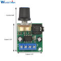 DC 3-12V Mini LM386 Power Amplifier Board YX1667 Volume Control Audio Amplifier 3.5mm 0.5W-12W Speaker AMP Board Module. 