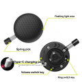 NCANRUI Bicycle Electronic Super Loud Luminescence Bell for Road Bike Universal Kids Horn Decorative Riding Gear. 