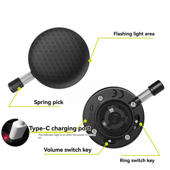 NCANRUI%20Bicycle%20Electronic%20Super%20Loud%20Luminescence%20Bell%20for%20Road%20Bike%20Universal%20Kids%20Horn%20Decorative%20Riding%20Gear%20-%20Image%203