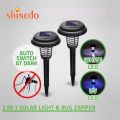 Mosquito Killer Lamp,Mosquito Repellent Bug Zapper, Dual Mode UV Light, Waterproof Electric Mosquito Zapper Solar Light Lamp, Insect Trap for Outdoor, Garden. 